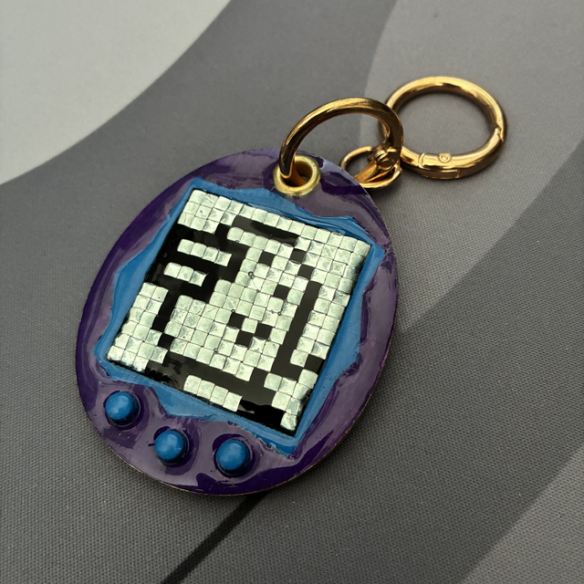 Tamagotchi přívěsek - Hazshizoutchi Purple/Blue