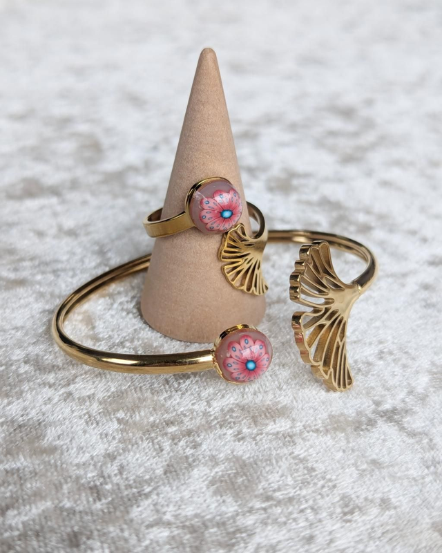 Bijoux Ginkgo fleuri