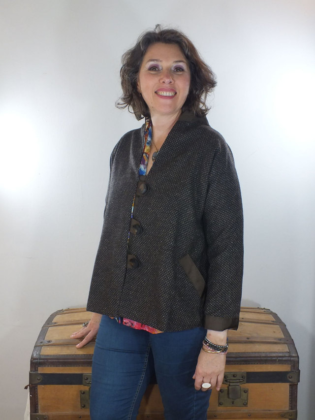 Veste cognac