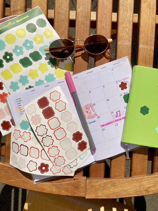 PACK Agenda + 2 planches de gommettes