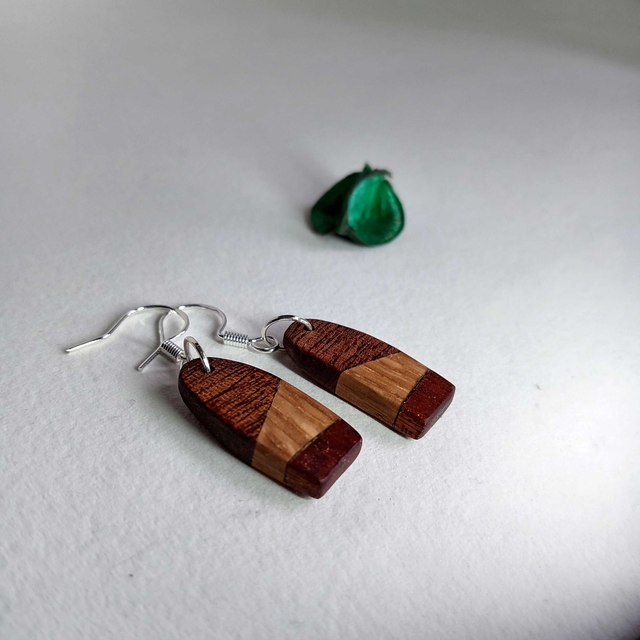 Boucles d'oreilles multicolores