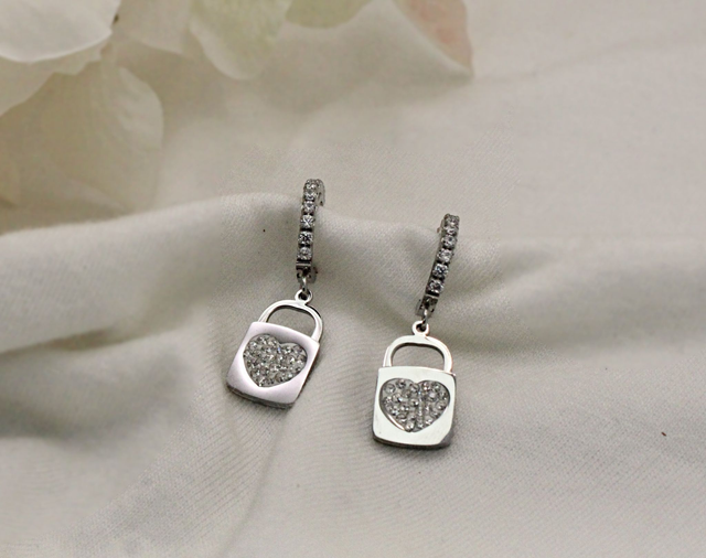 Orecchini Lucchetto d'amore