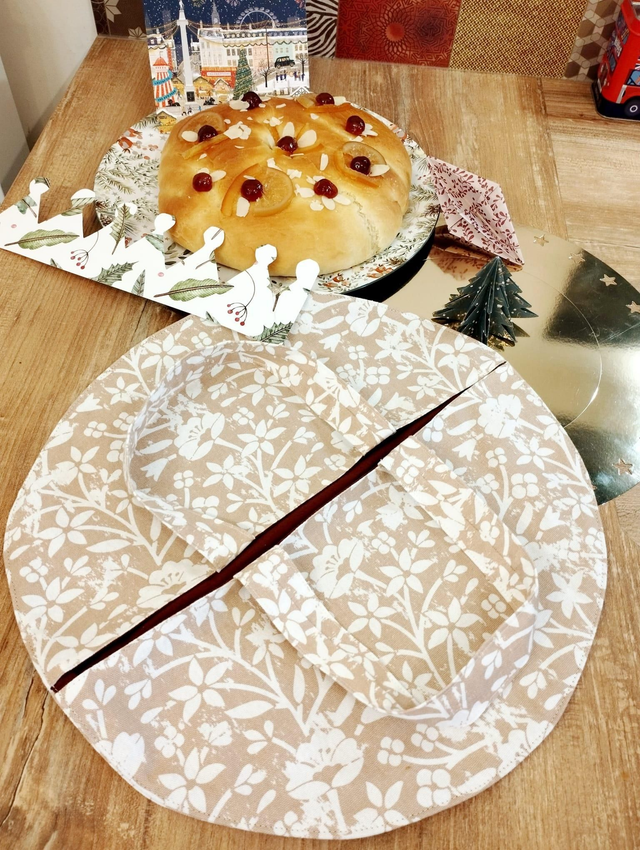 Sac à Tarte Rond - Fleur de coton