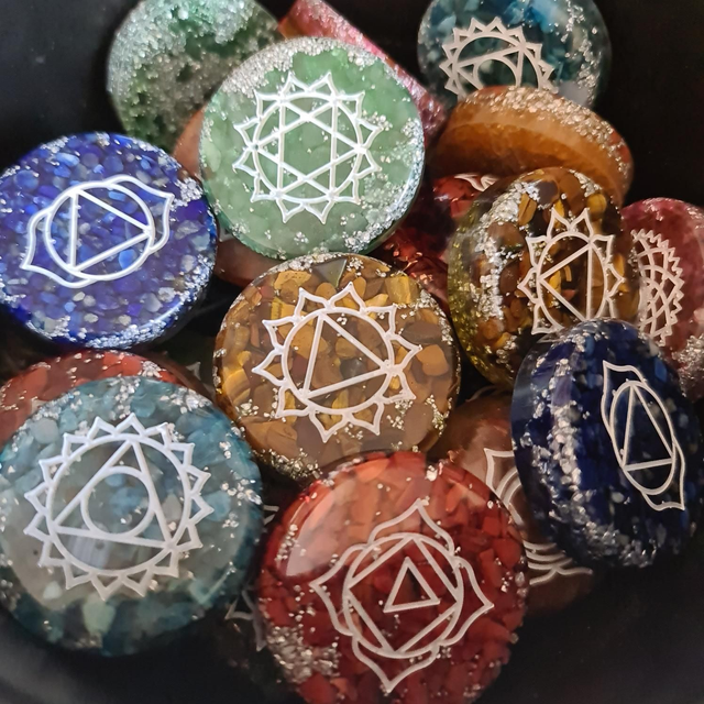 1 Chakra galet de poche