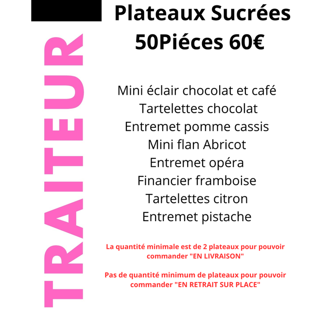 Plateau sucrée 1 