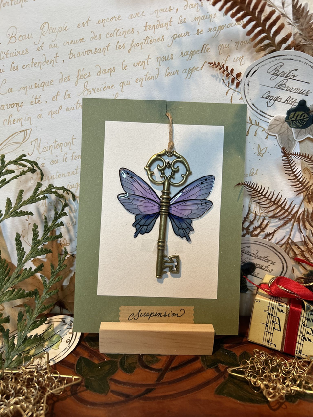 Clé Féerique - Papillon Fairy Irisaë