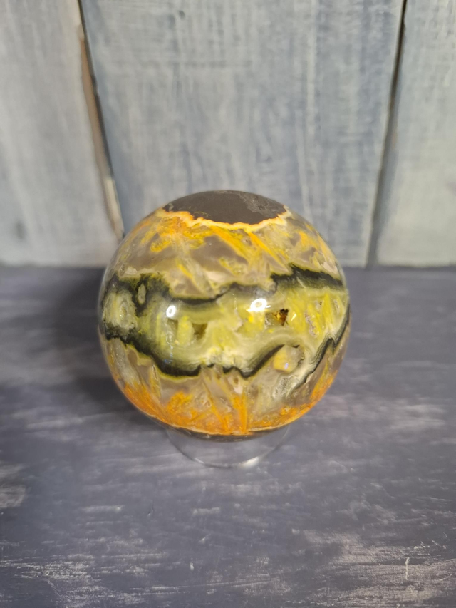 Bumblebee Jasper Sphere