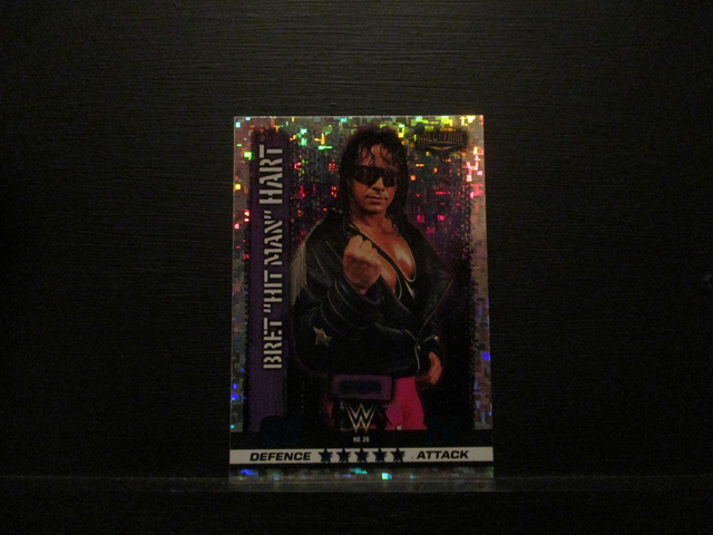 Bret "Hit Man" Hart - Icon Slam Attax 10th Edition Original Trading Card #28