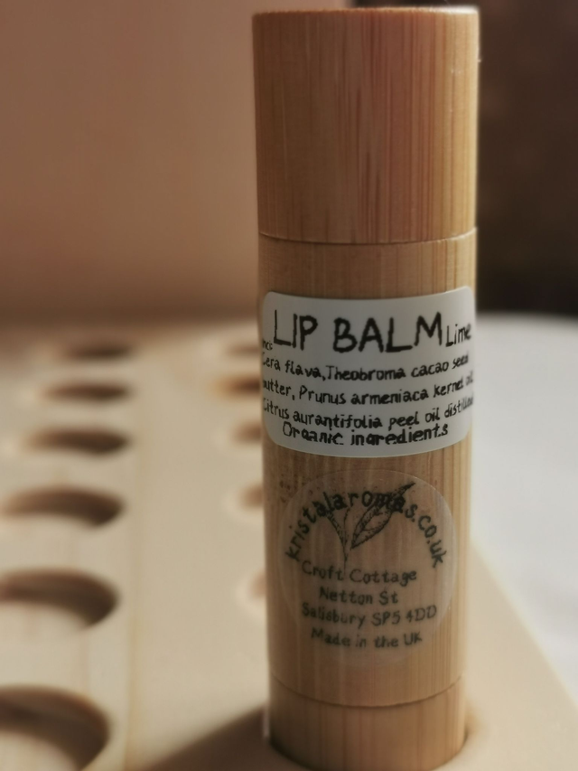 Lip Balm Lime (organic ingredients). 5g