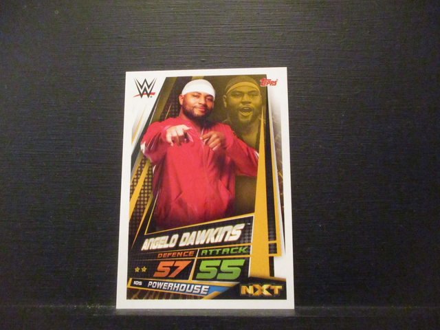 Angelo Dawkins - NXT Slam Attax Universe Original Trading Card #105