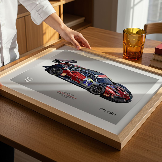 C230900 Ferrari 488 Challenge Evo FCUK23 SIKKENS #16