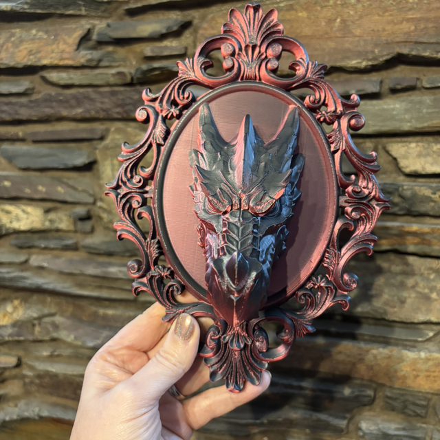 3d printed dragon head frame