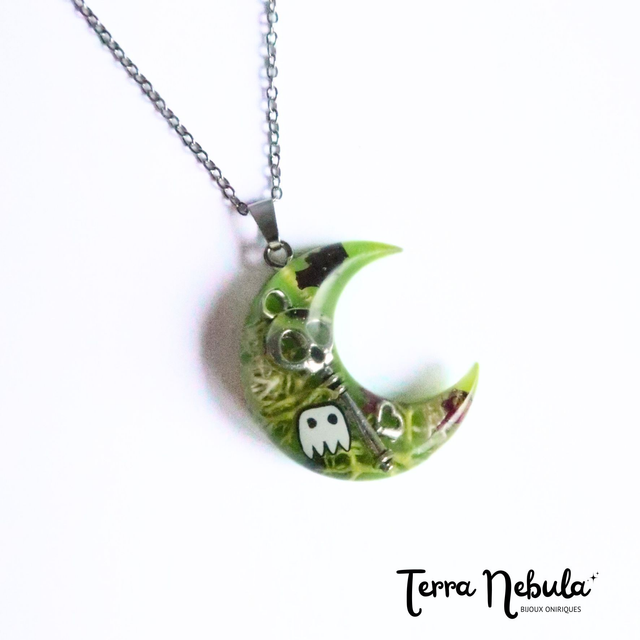 Collier Lune Légendes d'automne 🎃| CO48