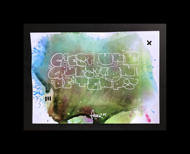 Le temps fait son œuvre - 14x21cm / 2025