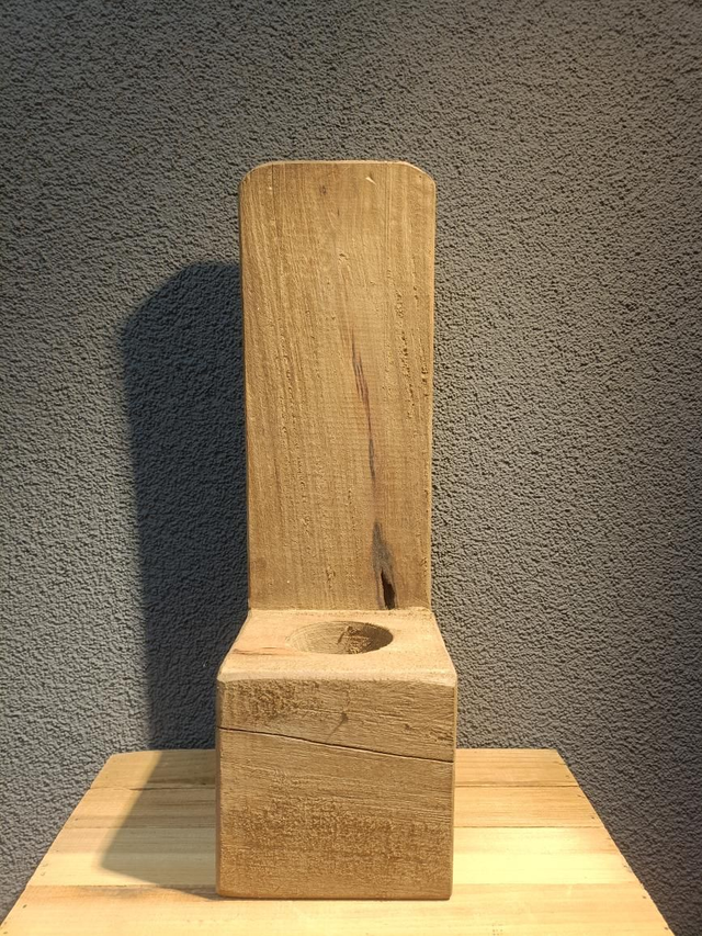 Waxinelichthouder blok