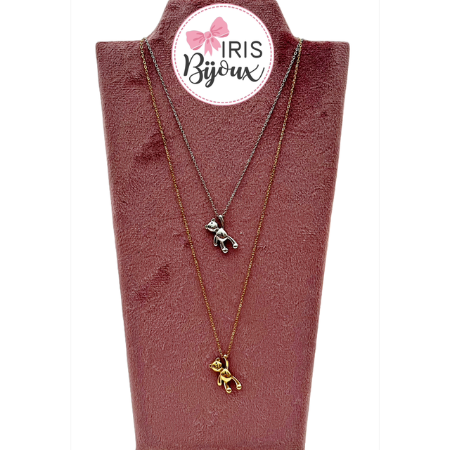 Collana Teddy sul filo 