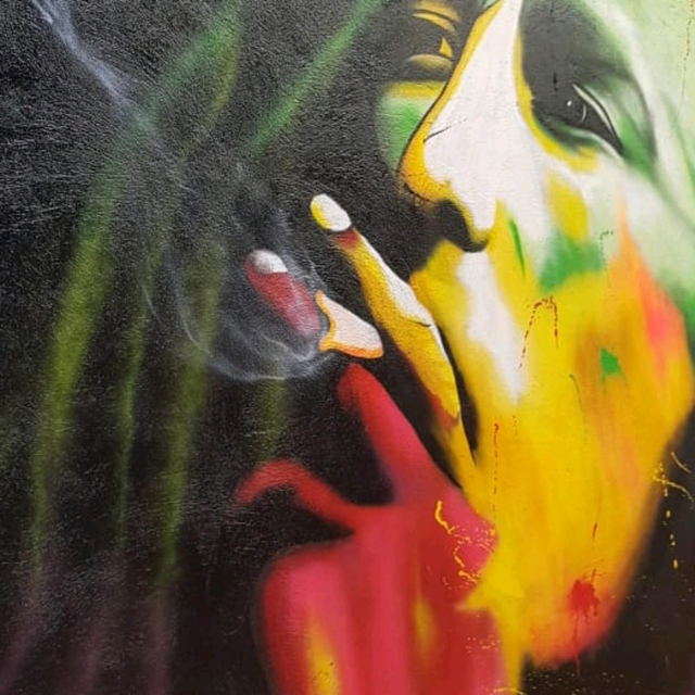 Bob Marley Aluminium Print