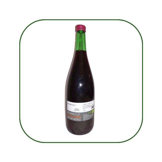 Roter Bio Traubensaft, 250 ml