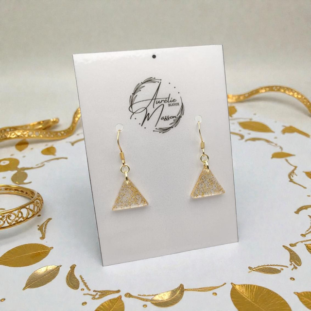 Boucles d'oreilles "Yellow Bird"