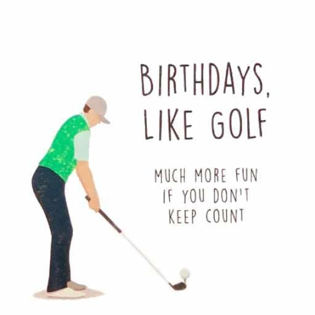Golf Don't Keep Count
