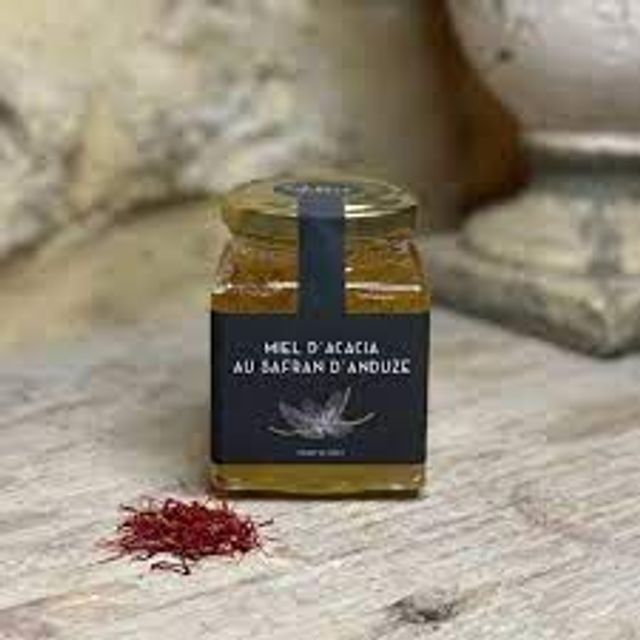 Miel d'acacia au safran bio d'Anduze