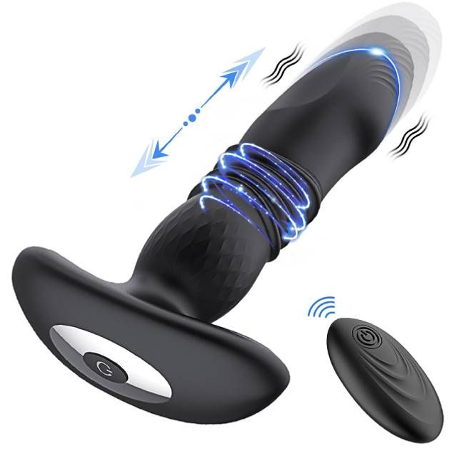 Plug Anal Vai e Vem com Controle Remoto