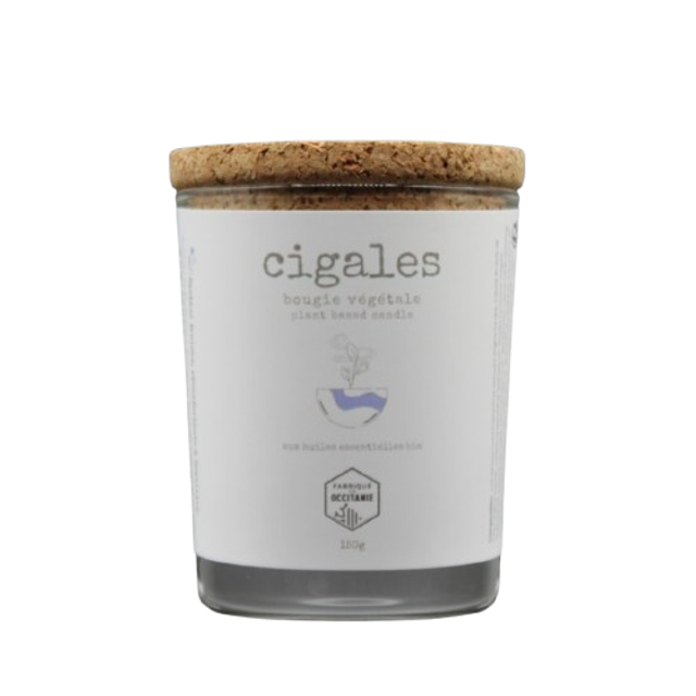 Bougie naturelle Cigales