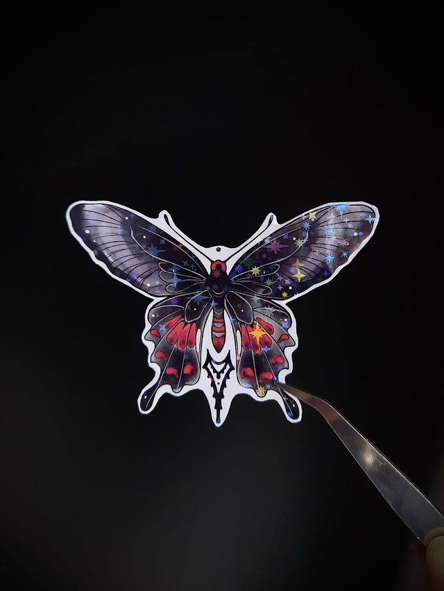 Sticker - Papillon gothique