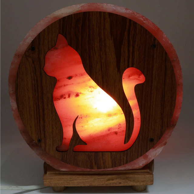 "Chat" - Lampe de sel à frame 5 kg