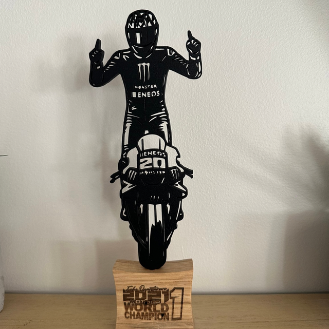 Trophée world champion Fabio Quartararo 