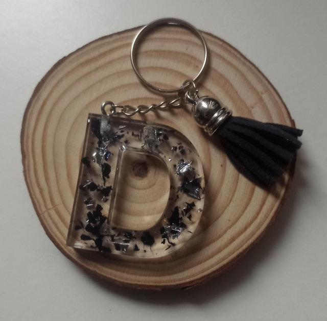 Porte clés lettre - D