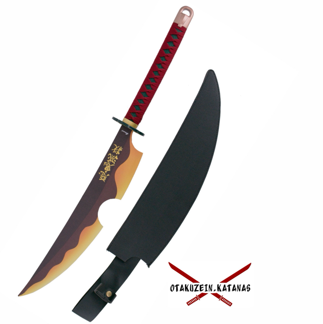 Espada gemela S0294 de Demon Slayer empuñada por Tengen Uzui