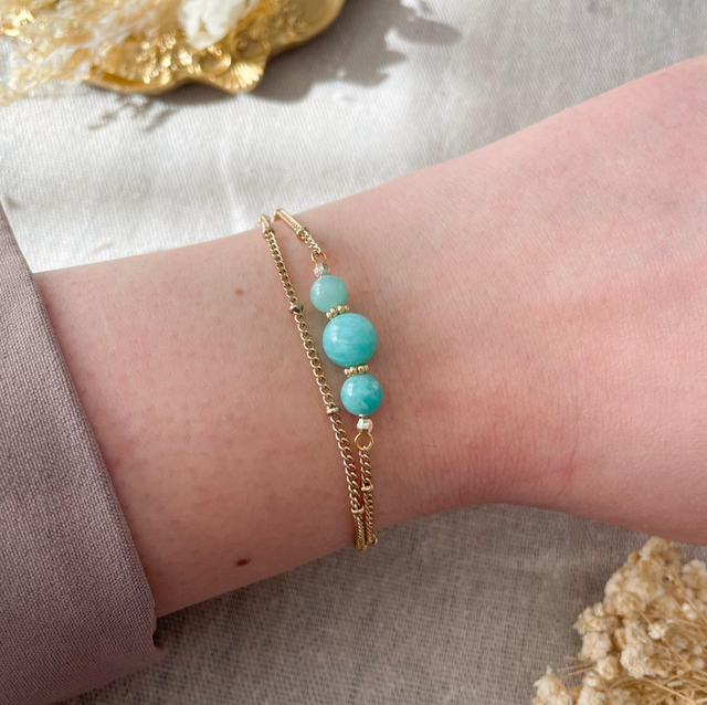 Bracelet en Amazonite