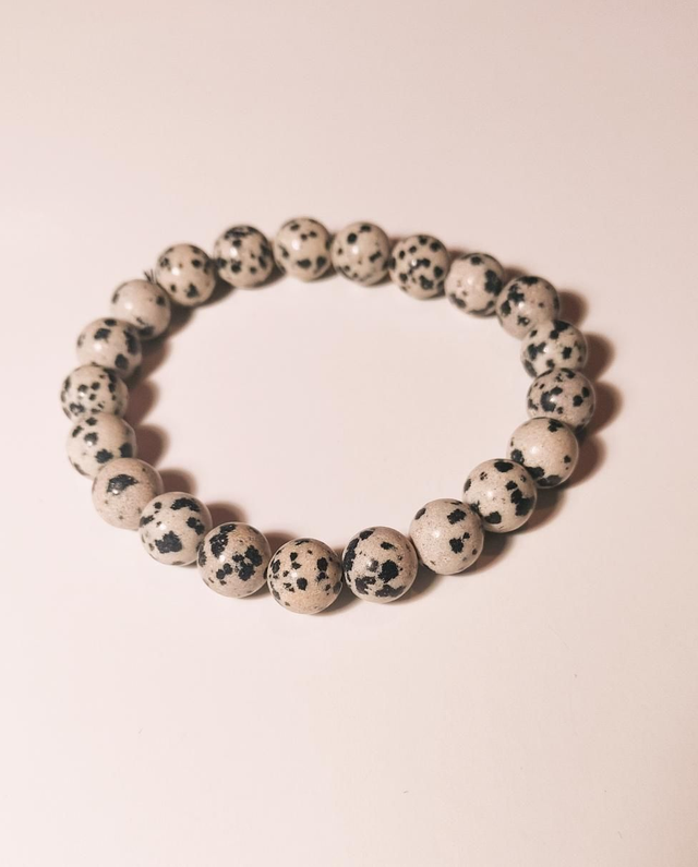 Dalmatian Jasper 8 mm