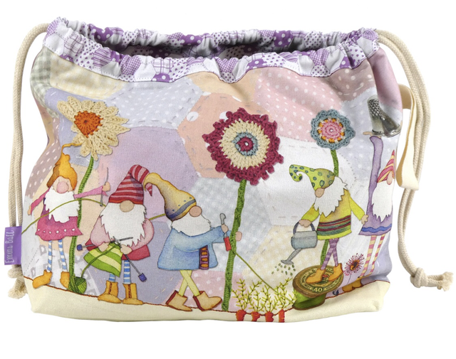 Crafting Gnomes Project or Tote Craft Bag 