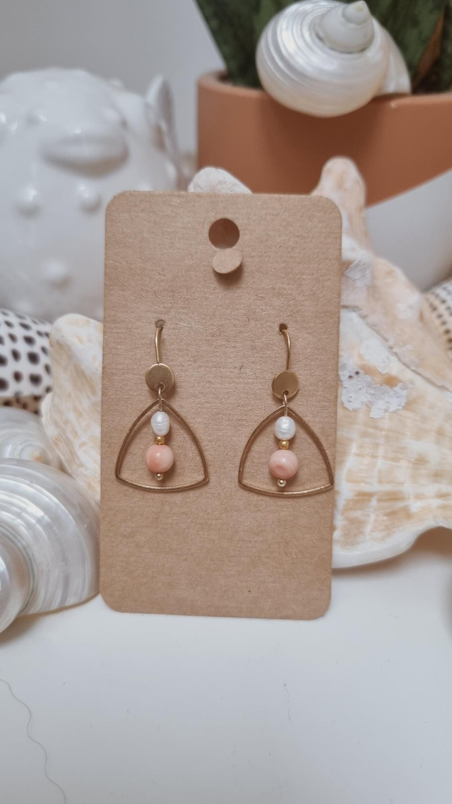 Boucles d'oreilles triangle 