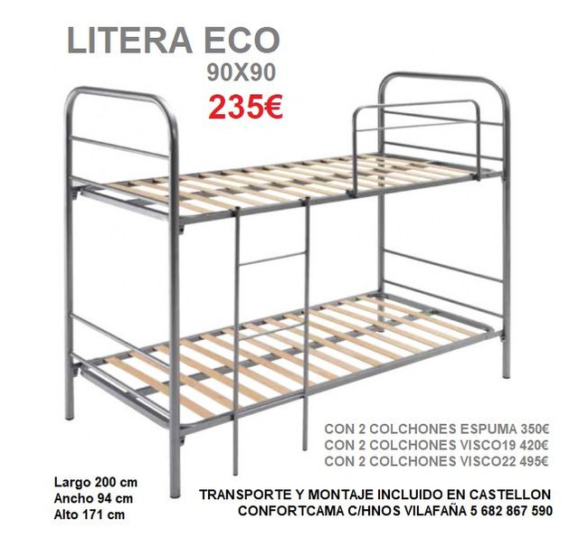 LITERA METALICA GRIS 90 X 190