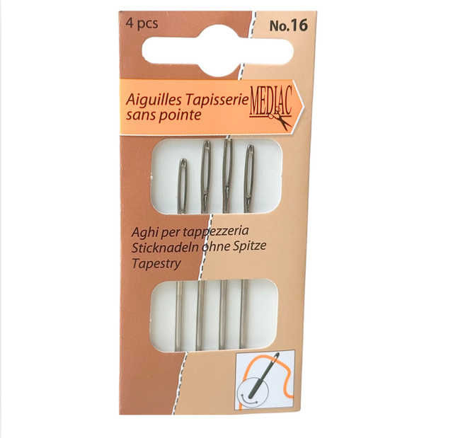 Aiguilles Tapisserie Sans pointe n•16