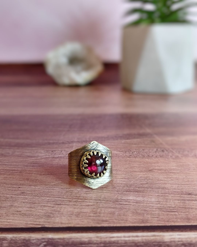 Bague Grenat