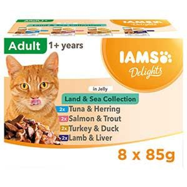 Iams Delights Land &amp; Sea Collection 8 X 85G