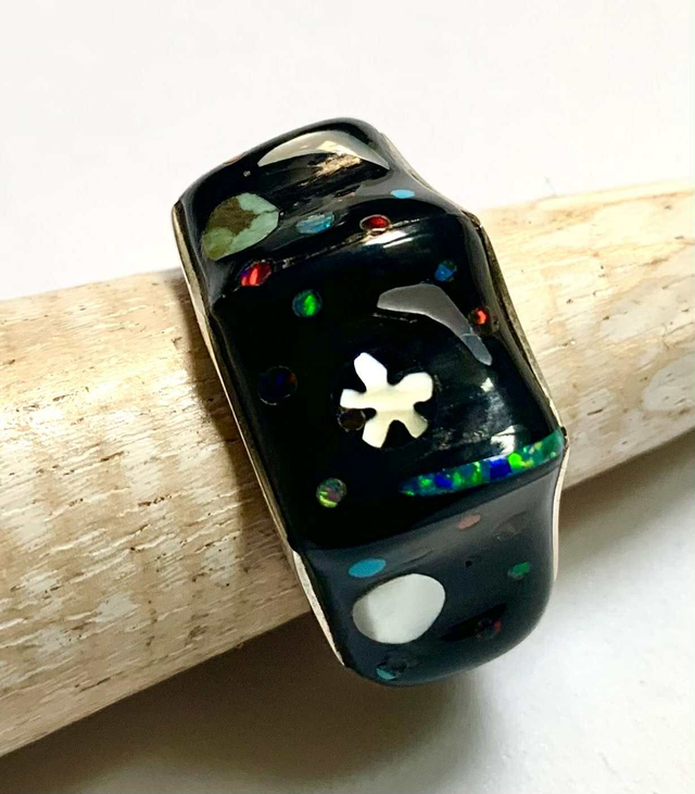 Bague Galaxy MOON ENERGY argent massif et pierres naturelles  1