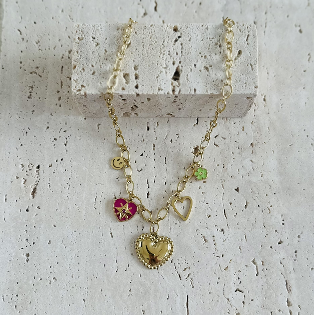 Ketting hartjes 