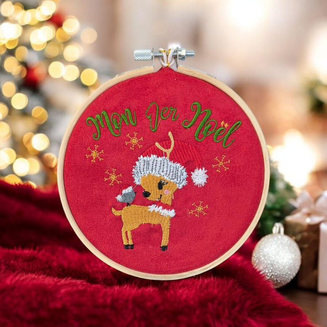 Boules de Noël Bébé – Mon 1er Noël – Décoration personnalisée brodée