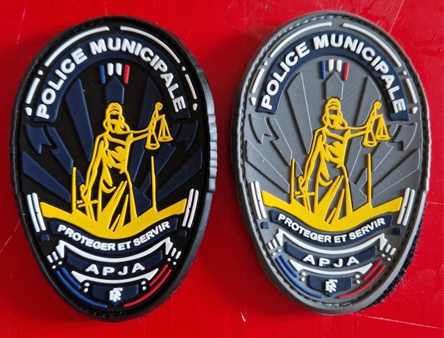 Patch &quot;Plaque&quot; pvc PM bouclier