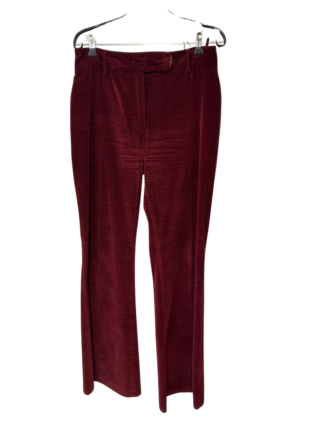Prada Trousers in Burgundy