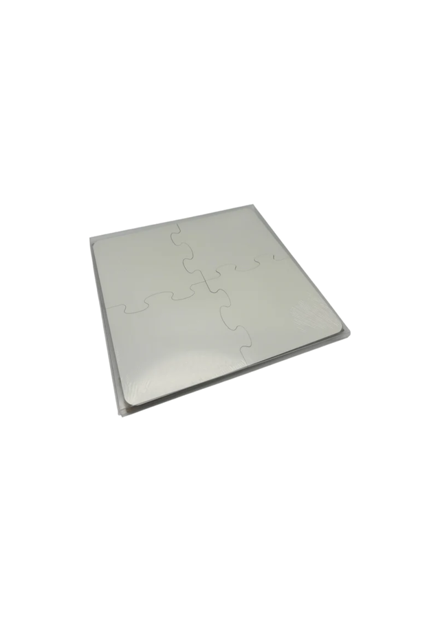 Jigsaw MDF Hardback Coaster 4pcs w/cork