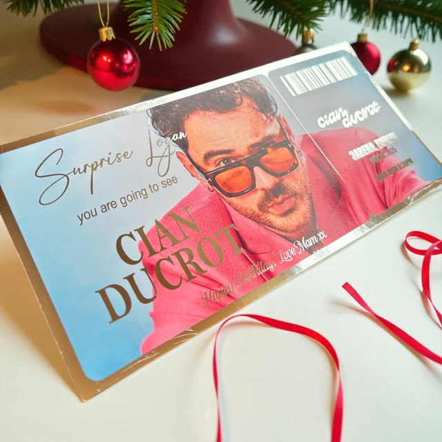 Cian ducrot  Concert gift ticket / card 