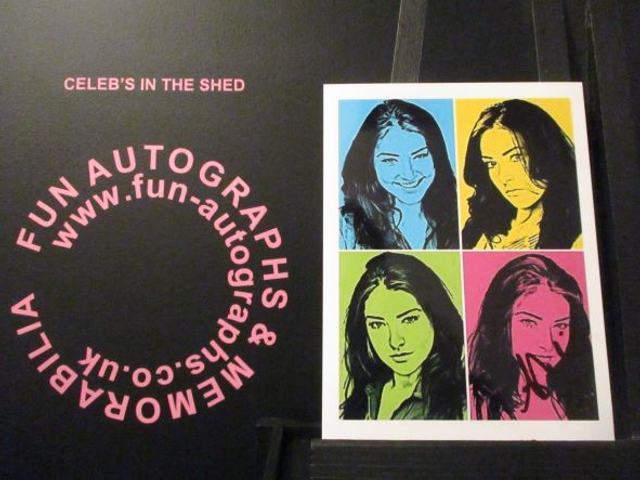 Ashlie Walker Authentic Autographed 6x4.5 Pop Art Limited Edition (2)