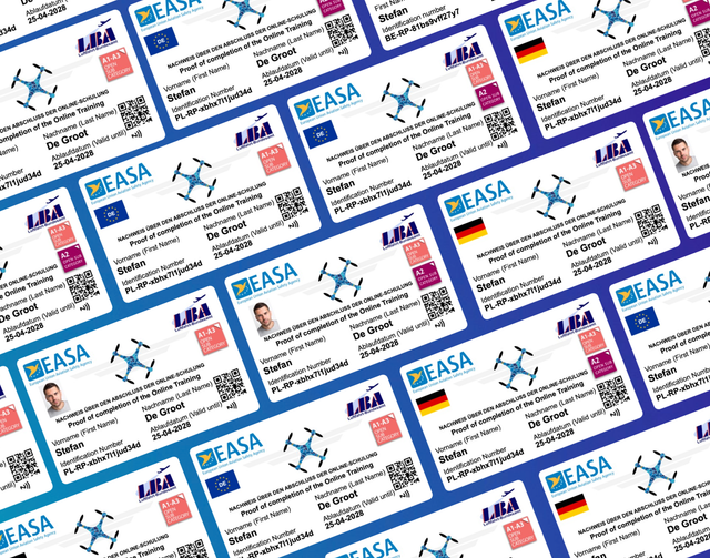 Drone Pas Duitsland Met NFC Maak Bij Opties Een Keuze Uit Welke Variant Je Wenst Te Bestellen  !