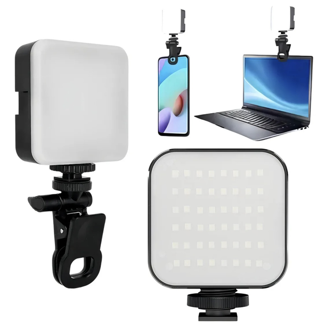 Luz Led Iluminação Fotográfica Luz Preenchimento Branca Noturna Iluminador Profissional